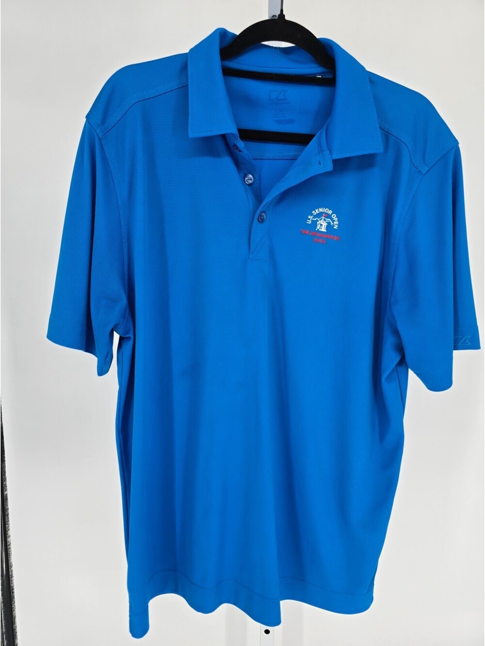 39th US Senior Open Broadmoor Mens Sz L Short Sleeve Polo Shirt Cutter & Buck